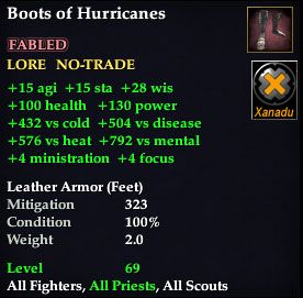 Boots of Hurricanes