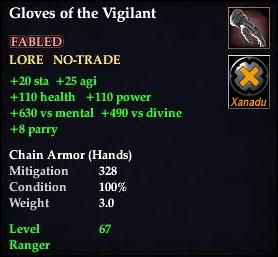 Gloves of the Vigilant