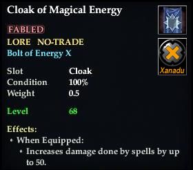 Cloak of Magical Energy