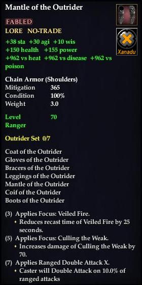 Mantle of the Outrider