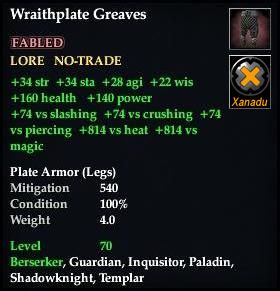 Wraithplate Greaves