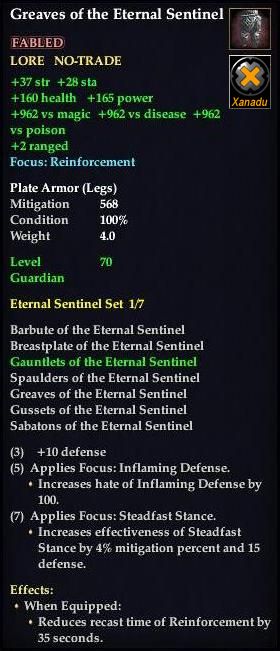 Greaves of the Eternal Sentinel
