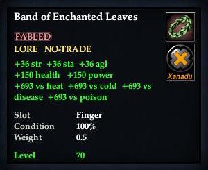 Band of Enchanted Leaves