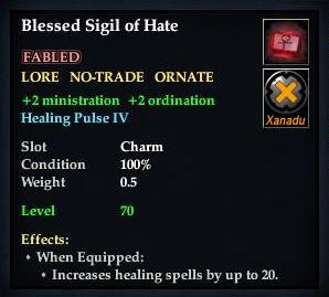 Blessed Sigil of Hate
