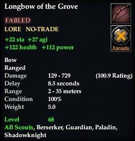 Longbow of the Grove