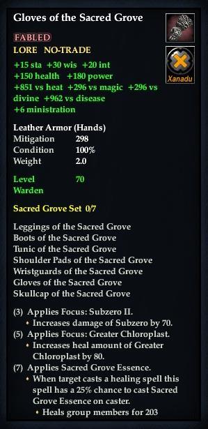 Gloves of the Sacred Grove