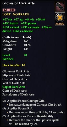 Gloves of Dark Arts