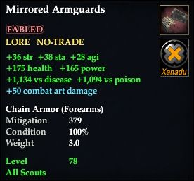 Mirrored Armguards
