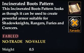 Incinerated Boots Pattern