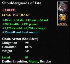 Shoulderguards of Fate