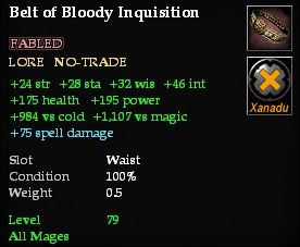 Belt of Bloody Inquisition