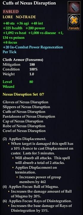 Cuffs of Nexus Disruption