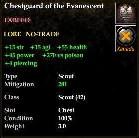 Chestguard of the Evanescent