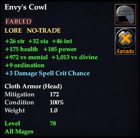Envy's Cowl