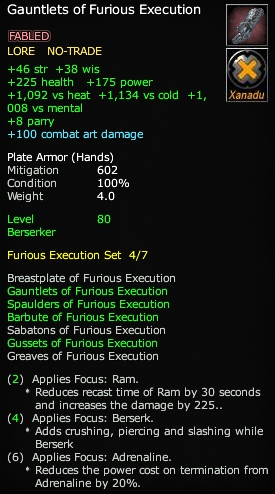 Gauntlets of Furious Execution