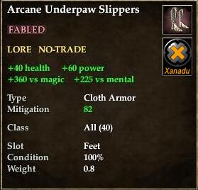 Arcane Underpaw Slippers