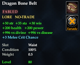 Dragon Bone Belt