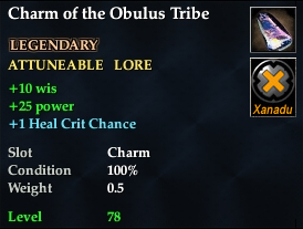 Charm of the Obulus Tribe