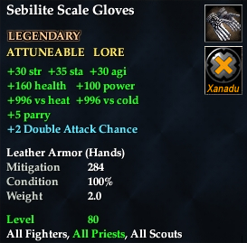 Sebilite Scale Gloves