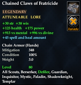 Chained Claws of Fratricide