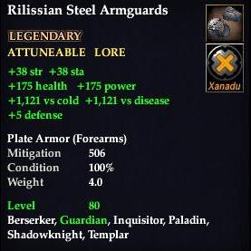 Rilissian Steel Armguards