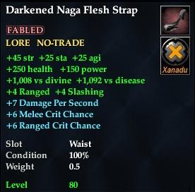 Darkened Naga Flesh Strap