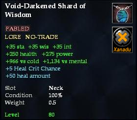 Void-Darkened Shard of Wisdom