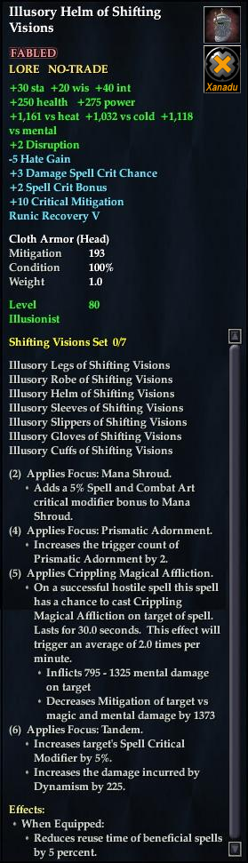 Illusory Helm of Shifting Visions