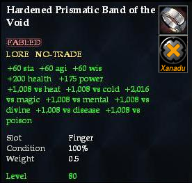 Hardened Prismatic Band of the Void