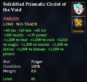 Solidified Prismatic Circlet of the Void