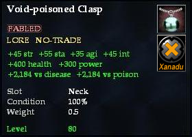 Void-poisoned Clasp