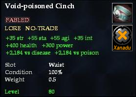 Void-poisoned Cinch