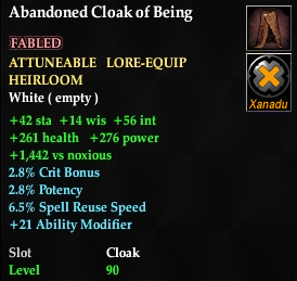 Abandoned Cloak of Being