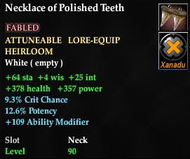 Necklace of Polished Teeth