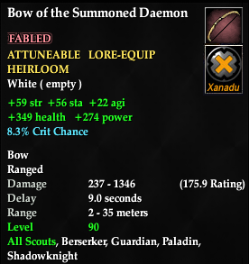 Bow of the Summoned Daemon