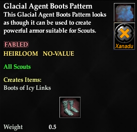 Glacial Agent Boots Pattern