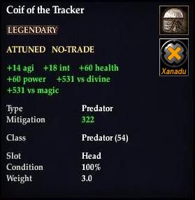 Coif of the Tracker
