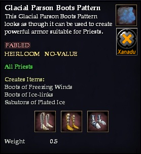 Glacial Parson Boots Pattern