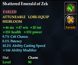 Shattered Emerald of Zek