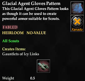 Glacial Agent Gloves Pattern