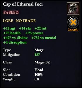 Cap of Ethereal Foci