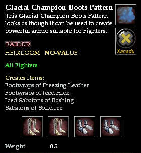 Glacial Champion Boots Pattern