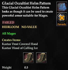 Glacial Occultist Helm Pattern