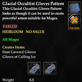 Glacial Occultist Gloves Pattern