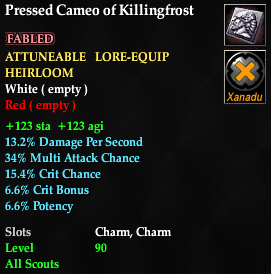 Pressed Cameo of Killingfrost