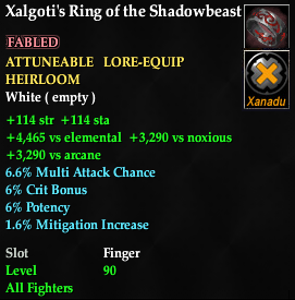 Xalgoti's Ring of the Shadowbeast