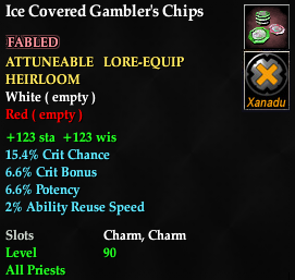 Ice Covered Gambler's Chips