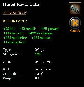 Flared Royal Cuffs