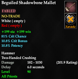 Beguiled Shadowbone Mallet