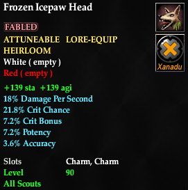 Frozen Icepaw Head